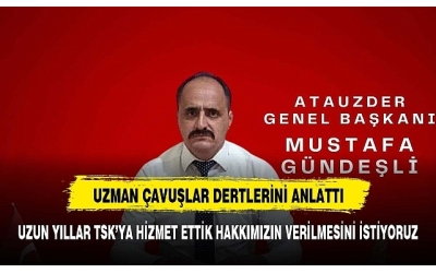 ATANAMAYAN UZMAN ÇAVUŞLARDAN SİTEM