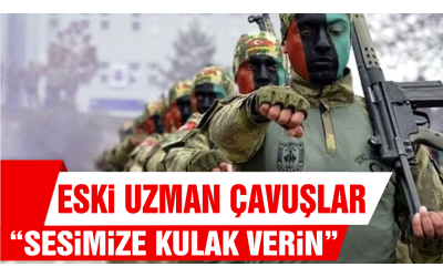 Eski Uzman Çavuşlar aileleriyle birlikte haklarını arıyorlar