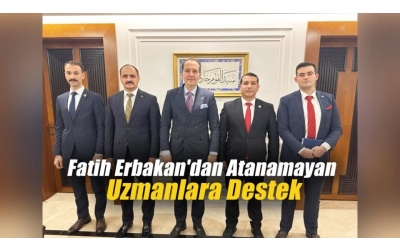 Atanamayan Uzmanlar Derneği'nden Fatih Erbakan'a ziyaret!