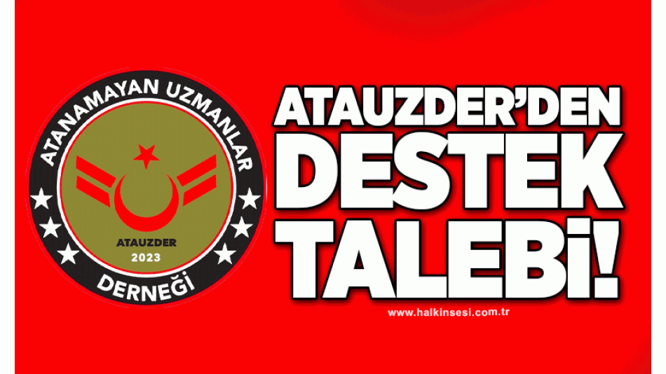 ATAUZDER\'den destek talebi!