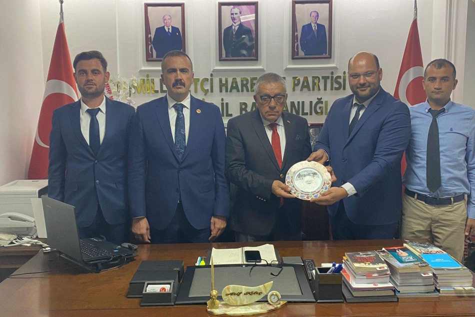 Kırşehir İl Başkanımız Halil Taş Milliyetçi Harekat Partisi Kırşehir İl Başkanlığını Ziyaret Etti